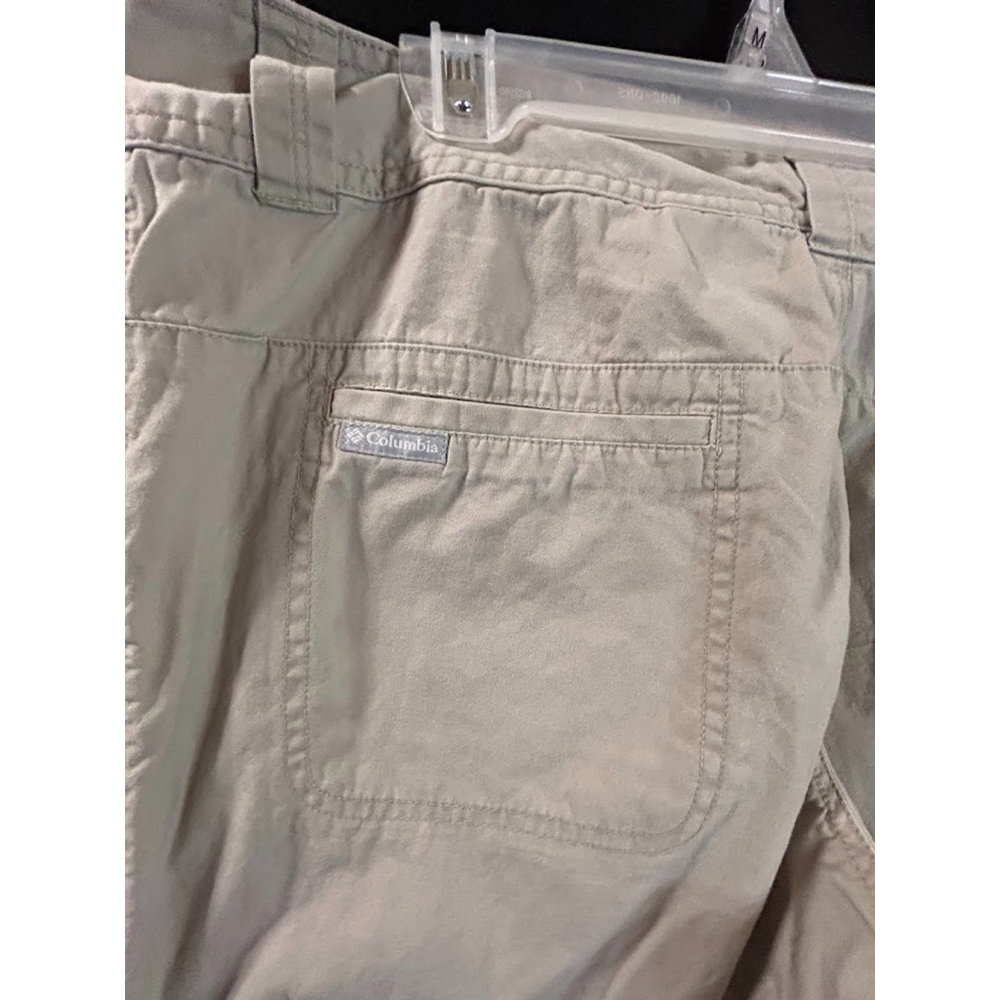 Columbia Sportswear 14 Regular Khaki 100% Cotton Hiking Casual Outdoor Pants - Picture 8 of 9